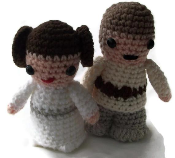 Luke & Leia - Designs courtesy of Lucy Ravenscar.