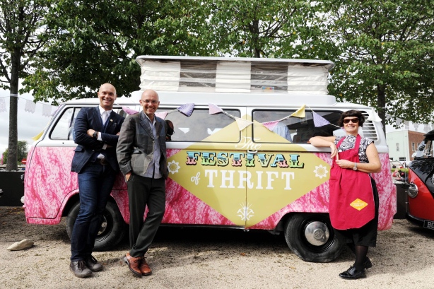 John Orchard, Wayne and Gerardine Hemingway - Part of the driving force behind the Festival of Thrift.